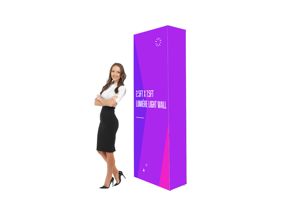 2.5ft x 7.5ft Lumière Light Wall (Backlit)