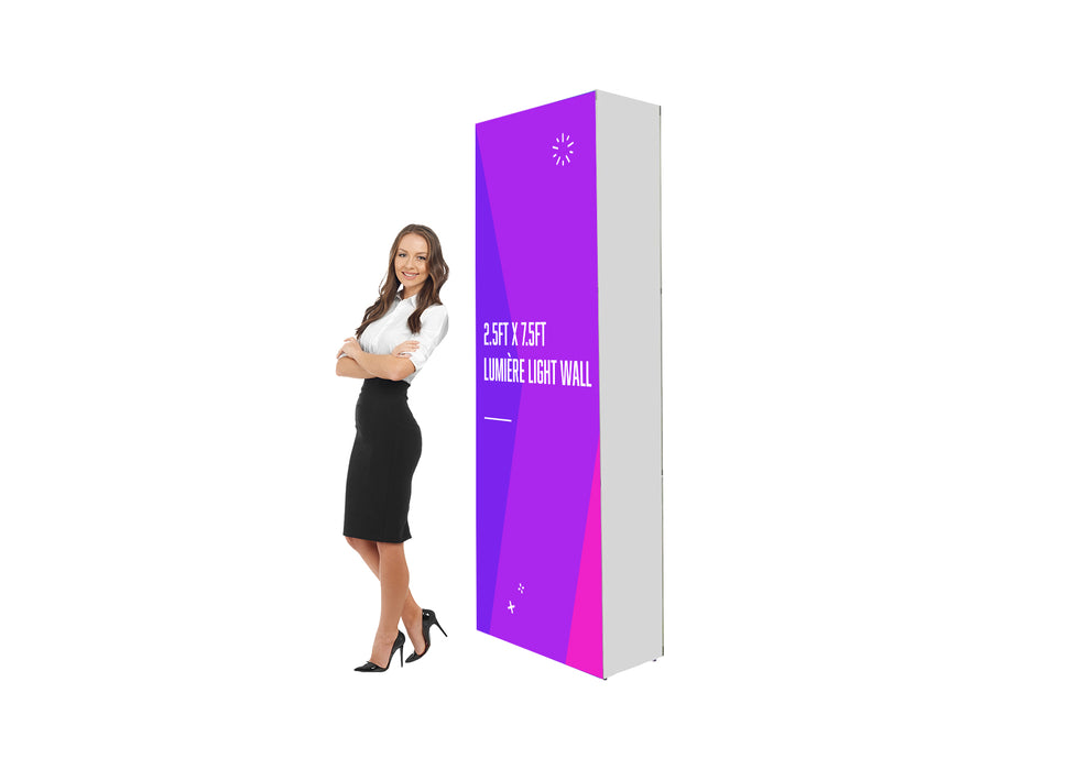 2.5ft x 7.5ft Lumière Light Wall (Backlit)