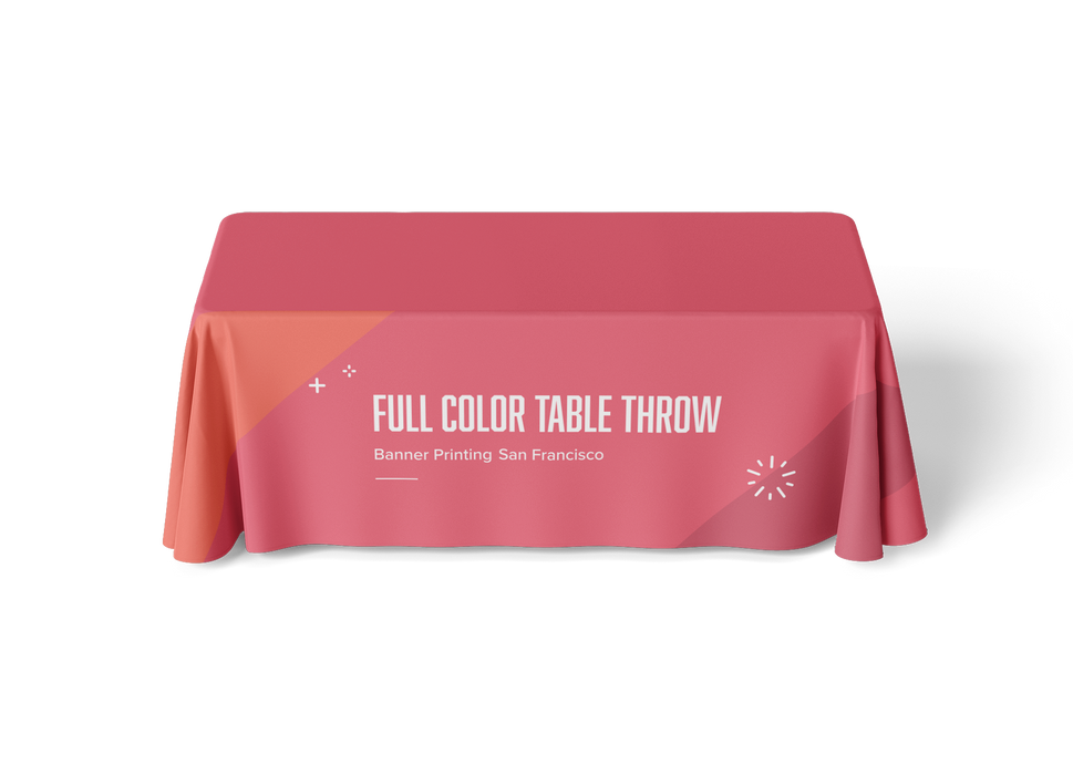 Full Color Table Throws