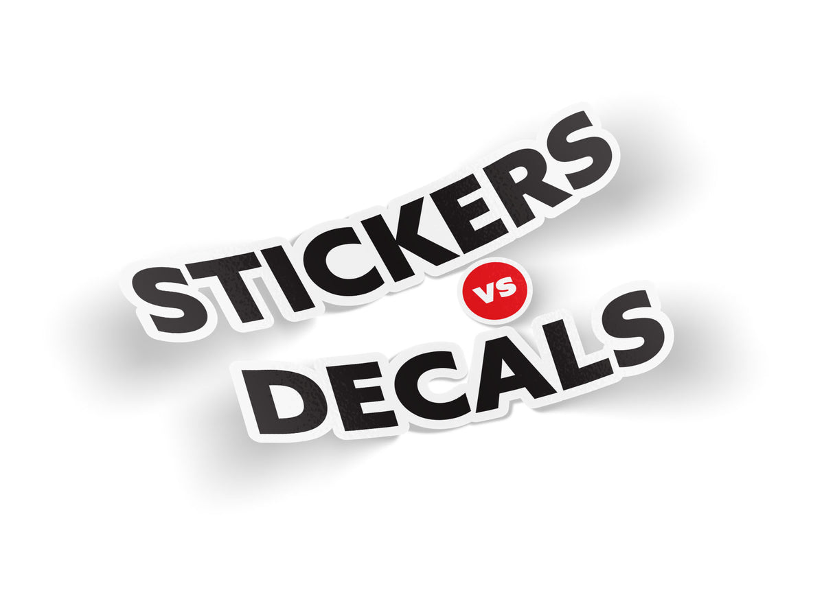 Decal vs Sticker: What’s the Difference? — Banner Printing San Francisco