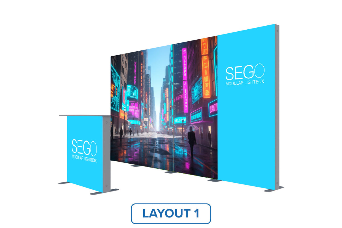 SEGO Modular Lightbox Display, Configuration K — Banner Printing San ...