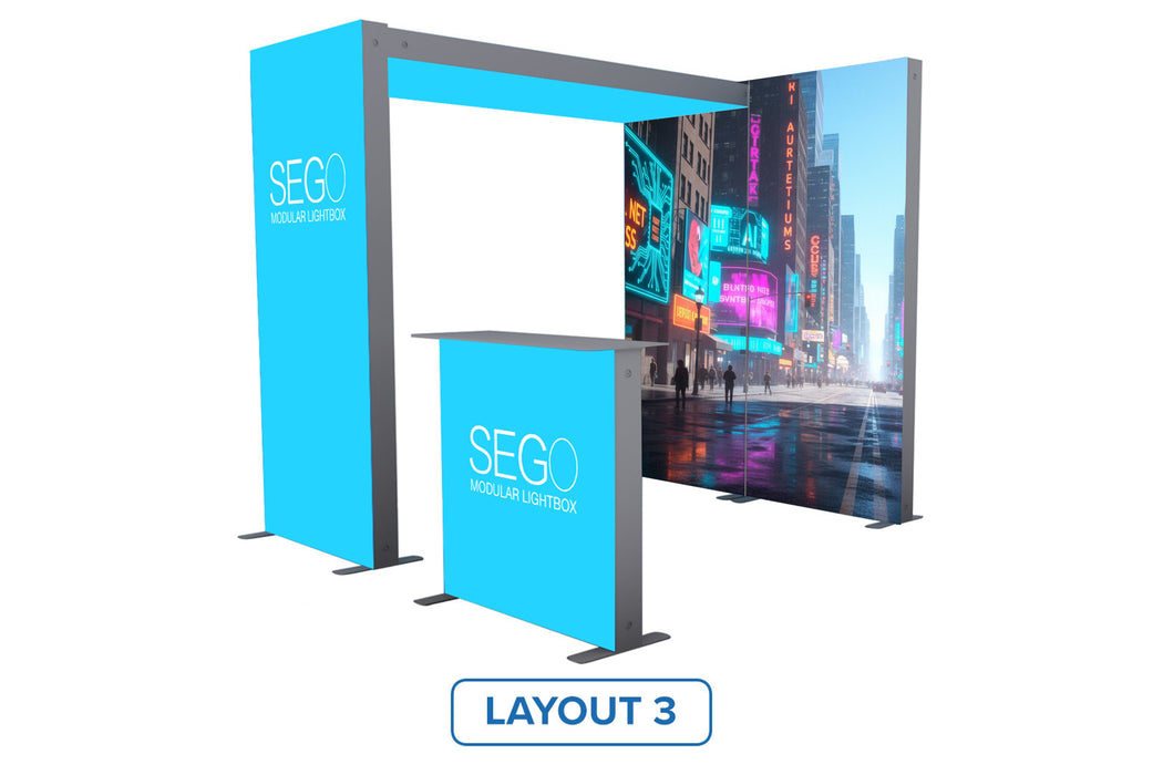 SEGO Modular Lightbox Display, Configuration K