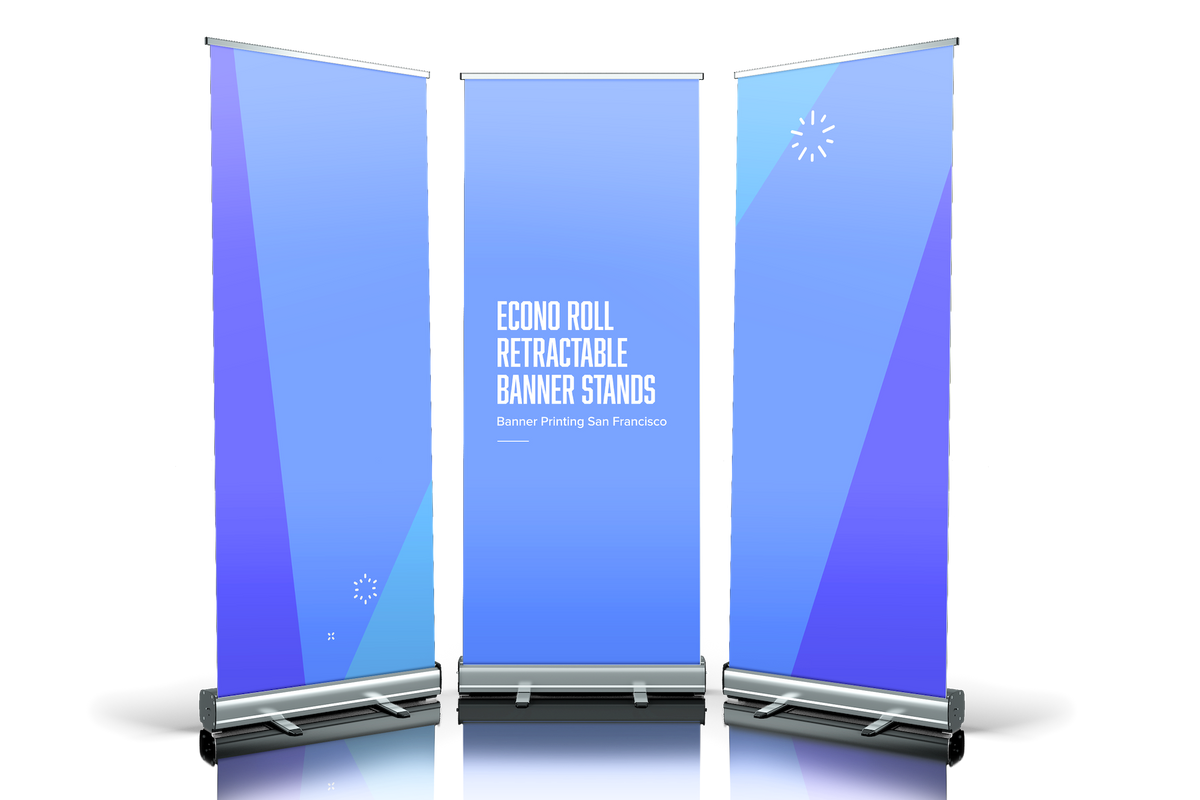 Banner Printing San Francisco | Econo Roll Retractable Banner Stands