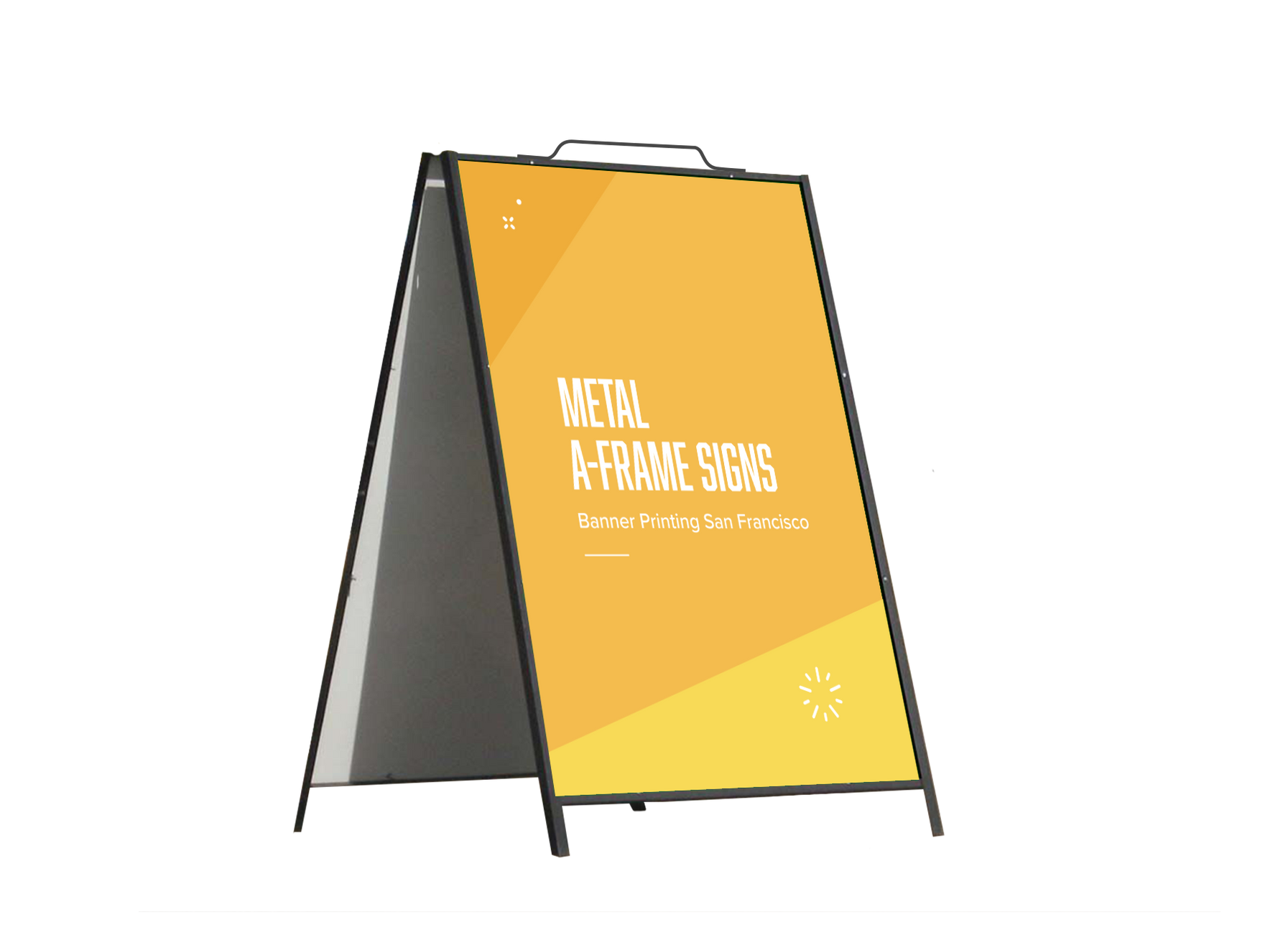 Banner Printing San Francisco | Metal A-Frame Signs