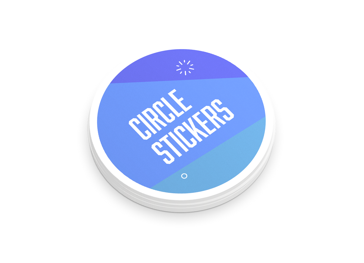 Banner Printing San Francisco | Circle Stickers